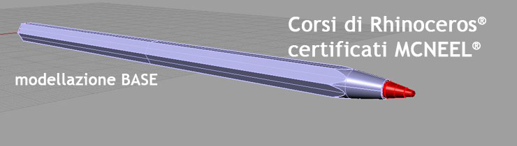 Corsi di Modellazione Rhino certificati